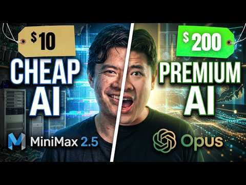 Cheap AI vs Premium AI  Minimax 2 5 vs Opus Full Breakdown