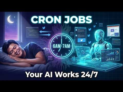 OpenClaw Cron Jobs EXPLAINED (Automate EVERYTHING While You Sleep)