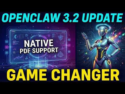 NEW OpenClaw 3.2 Update is a HUGE Improvement!