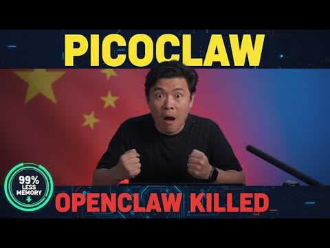 PicoClaw - China's OpenClaw Killed (99% Less memory Used)
