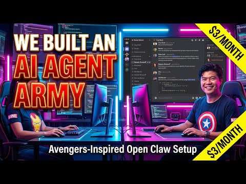 How to Build an AI AGENT TEAM That RUNS YOUR BUSINESS for $3 month